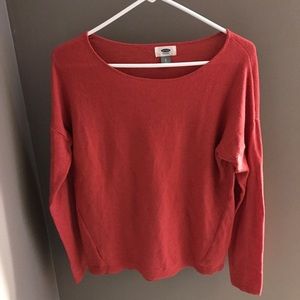 Pink Boatneck Sweater